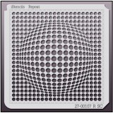 Stencil 5 X 5 Spherical Optical Illusion